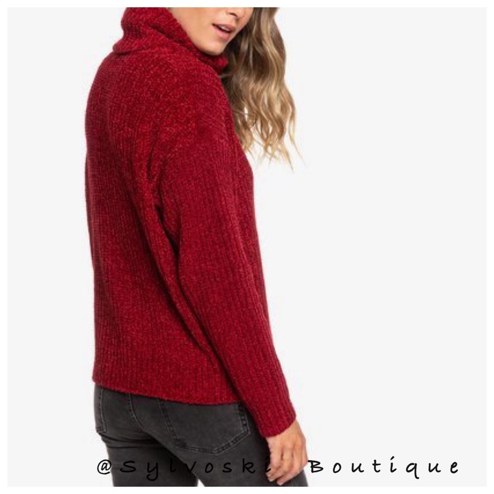 🔥 Roxy Women's Velvet Morning Sweater NWT - Picture 4 of 8